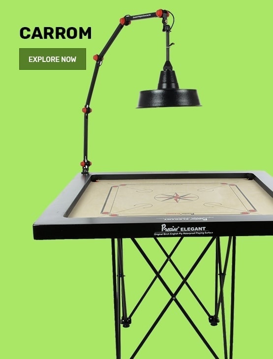 Carrom Board With Lamp Stand